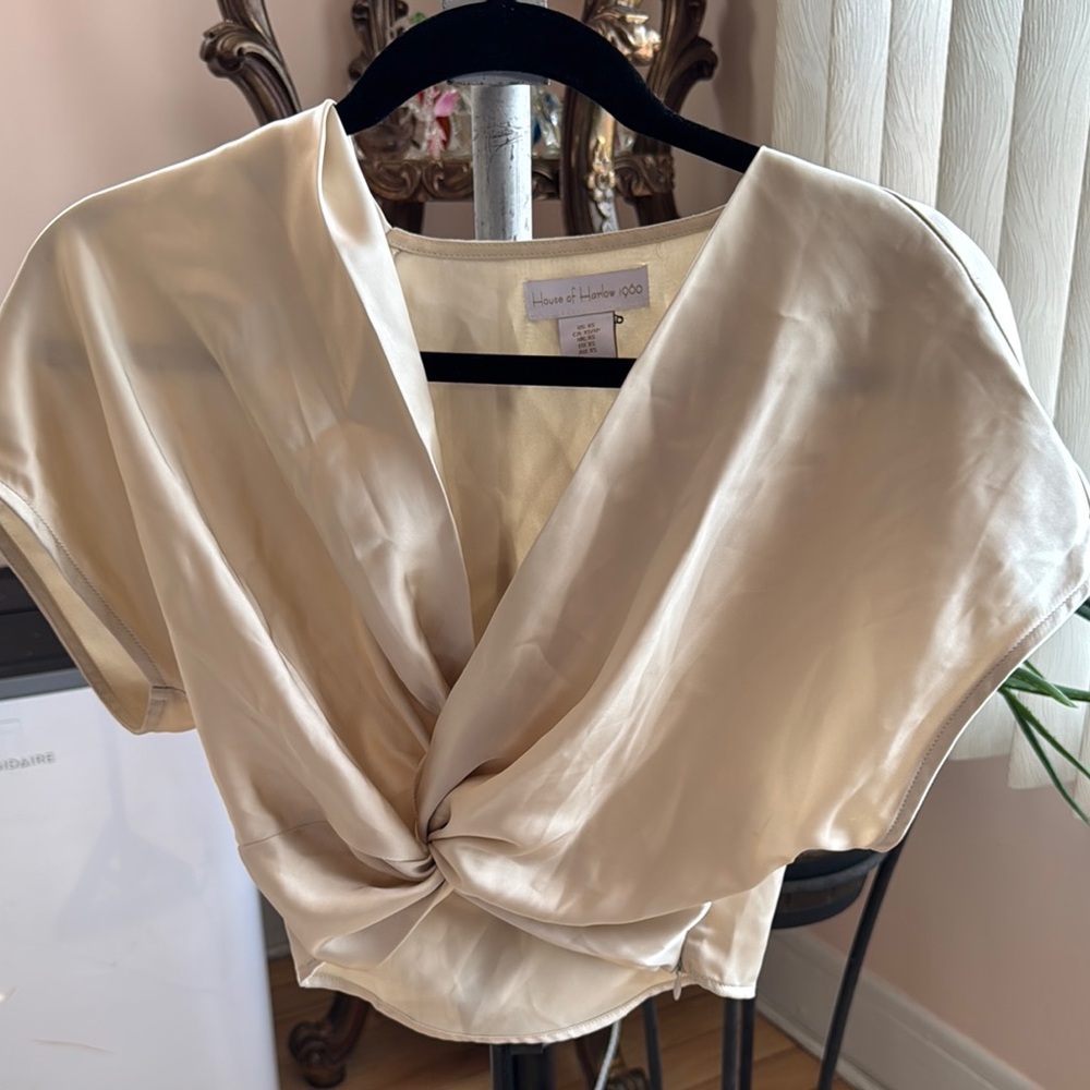 Elegant Cream Women's Top